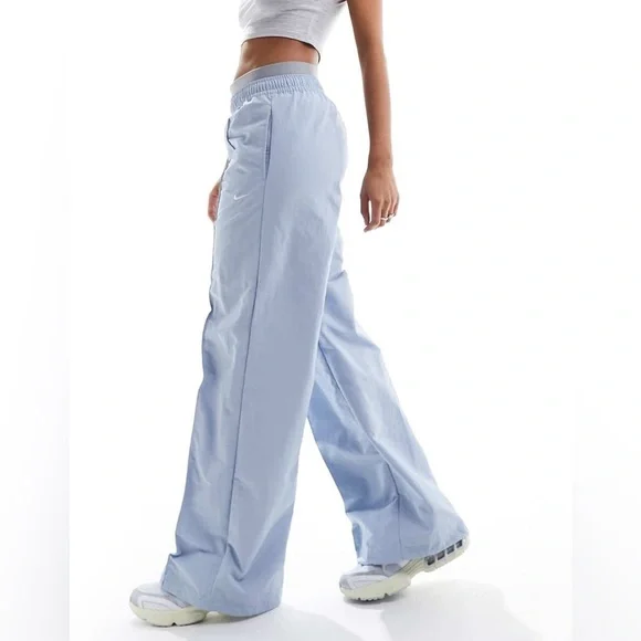 Nike Light Blue Track Pants - Picture 3 of 9